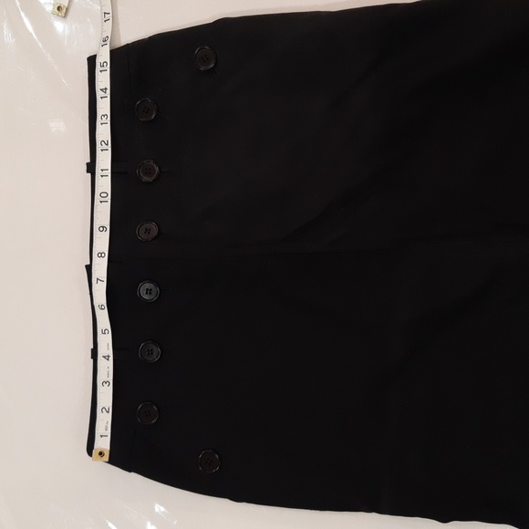 EUC BCBG Maxazria Black Suiting Skirt Sz 4 - Picture 5 of 6